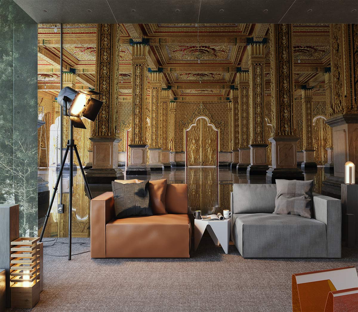 Magnificent Palace Wallpaper Mural Custom Design