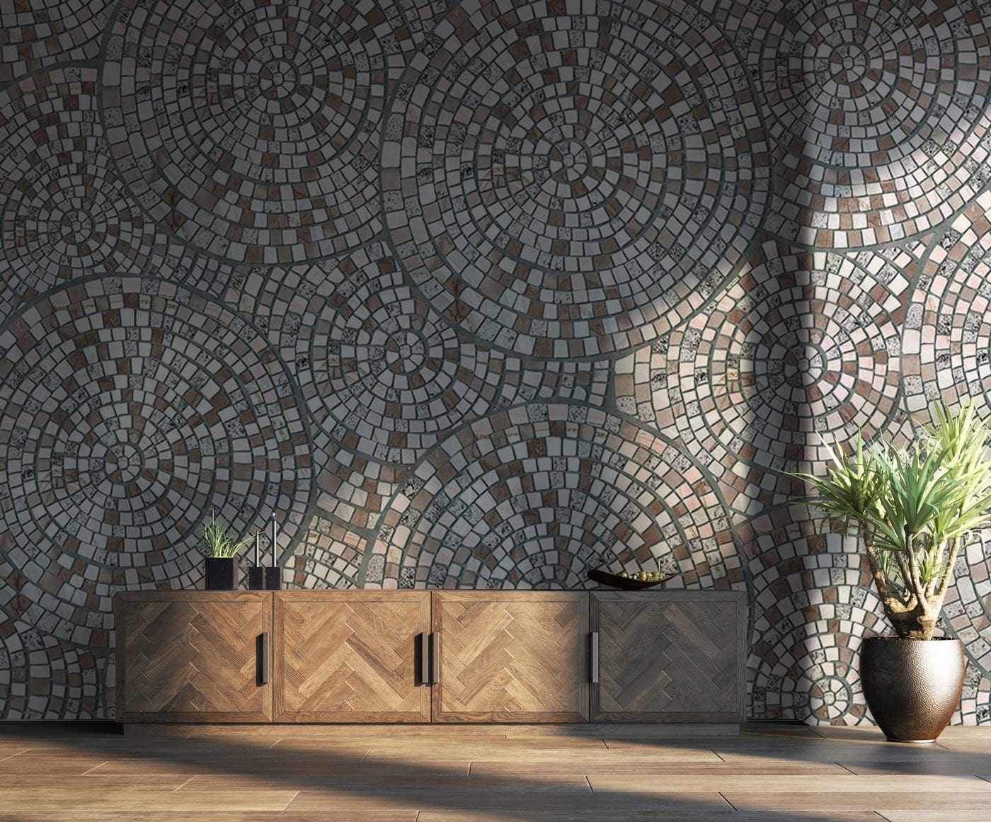 Marble Pattern Wallpaper Mural for Use in Home or Commercial Interior Design