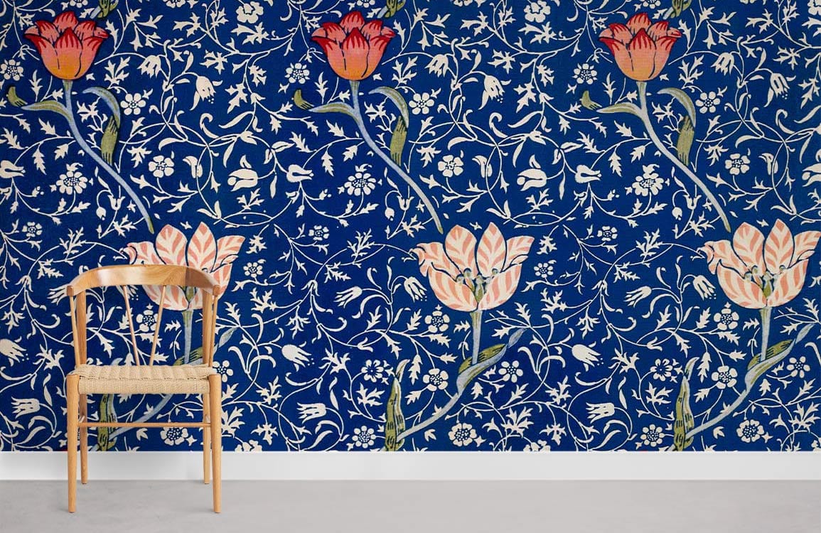Flower Vine Wall Mural For Room