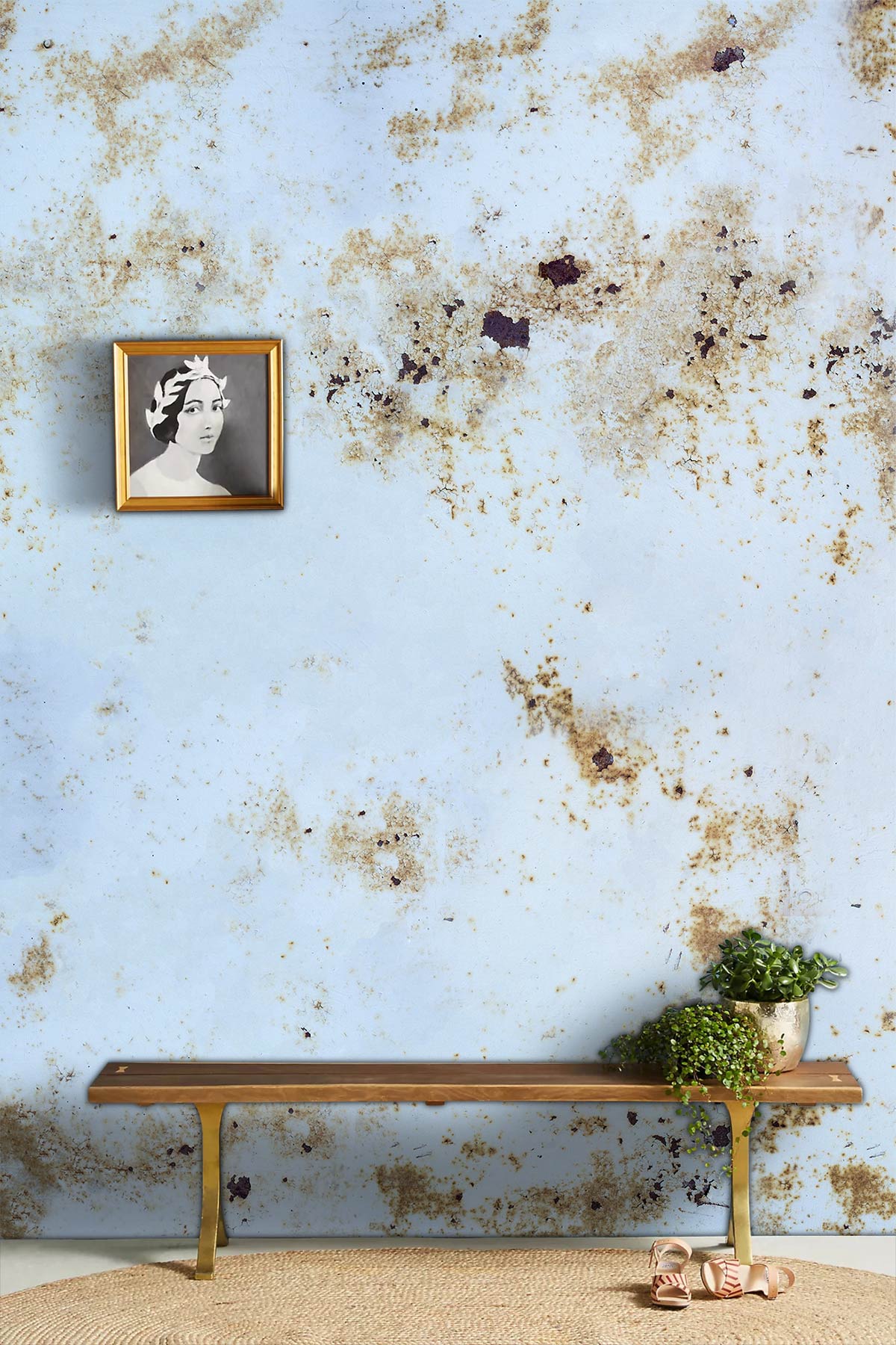 Luxurious Gold Marble Effect Mural Wallpaper