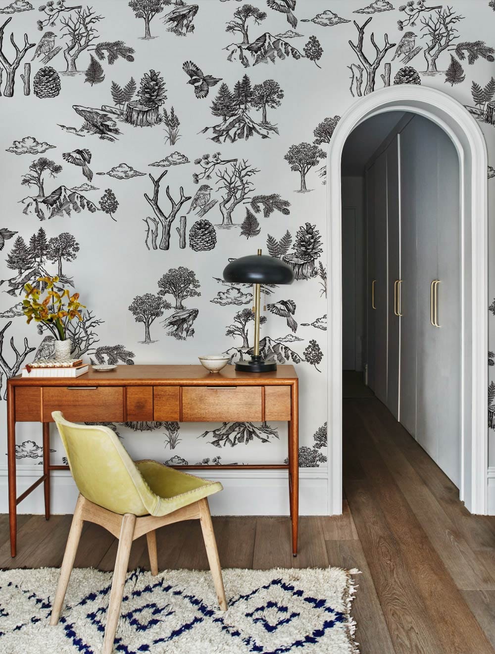 Cool Mountain Wallpaper Mural Hallway
