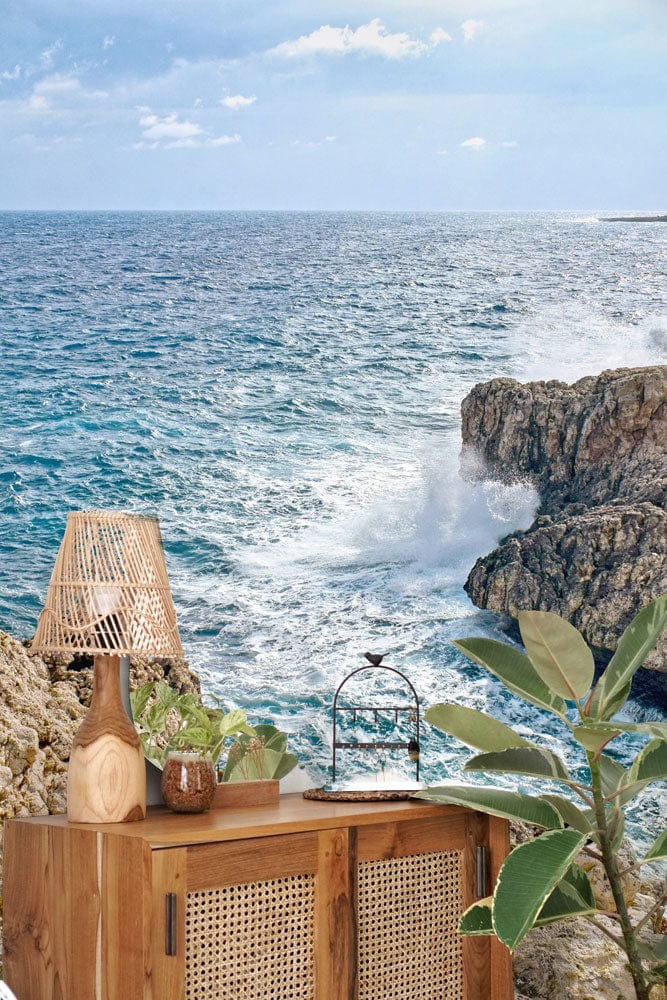 ocean landscape for lounge decor idea