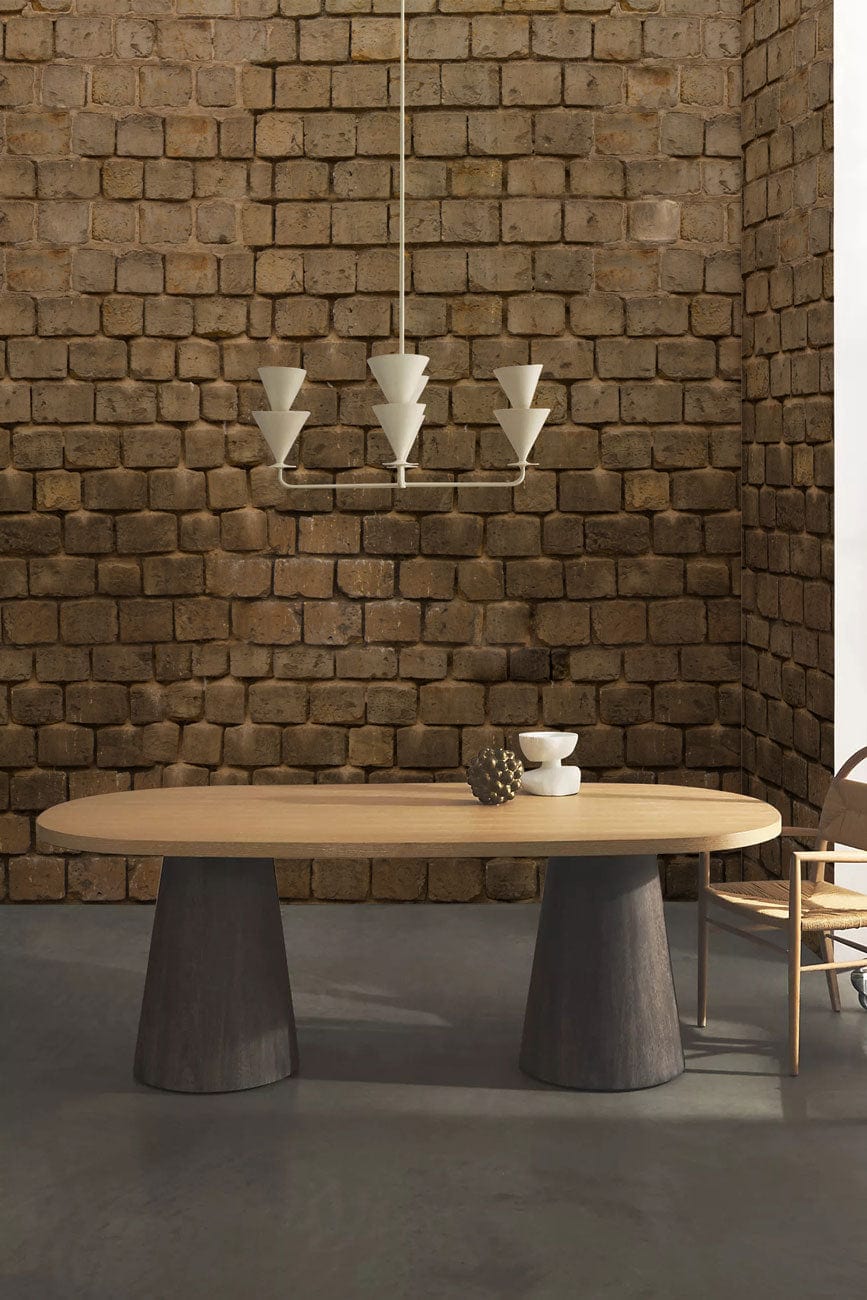 old brick wall mural corridor design