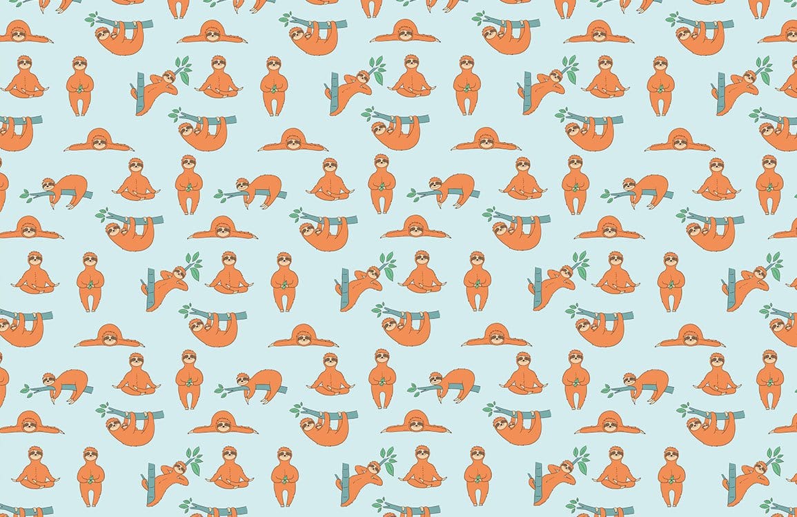 Whimsical Foxes Children's Room Mural Wallpaper