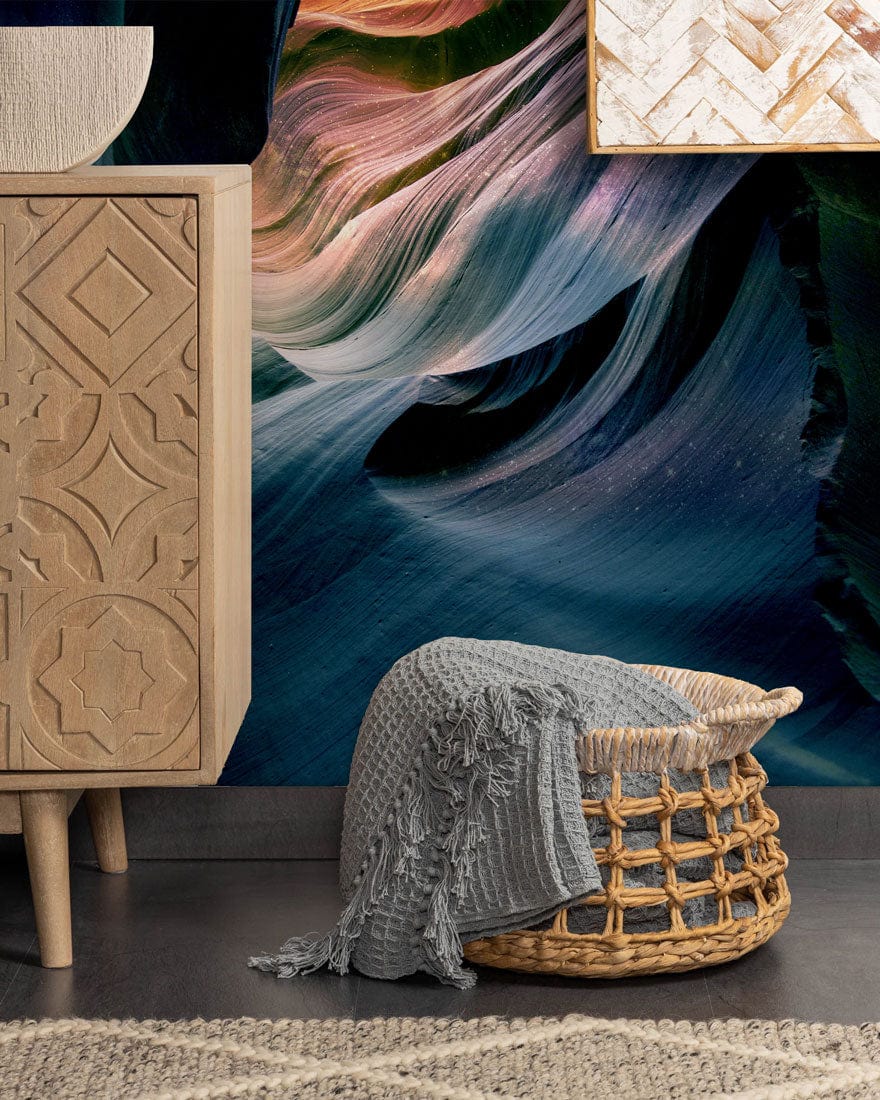 rock mountain scape for hallway decoration art