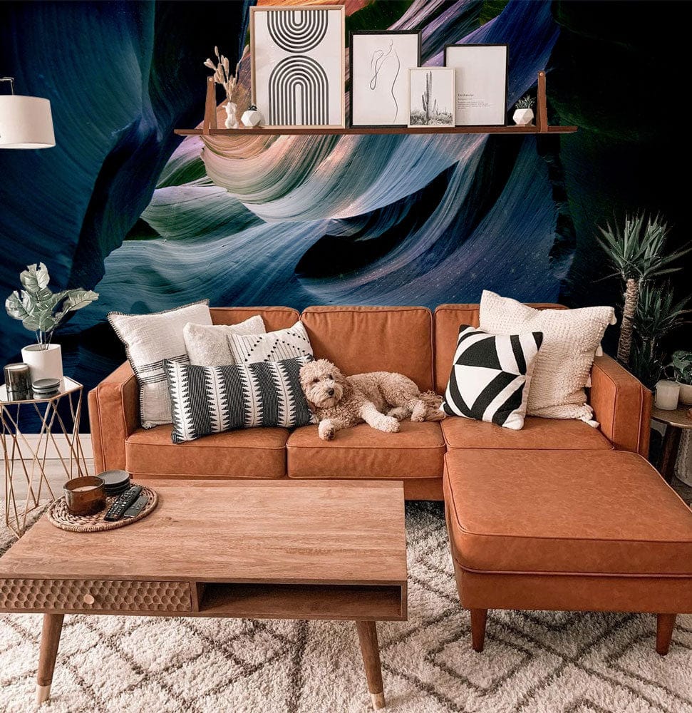 rock surface custom wallpaper mural for living room