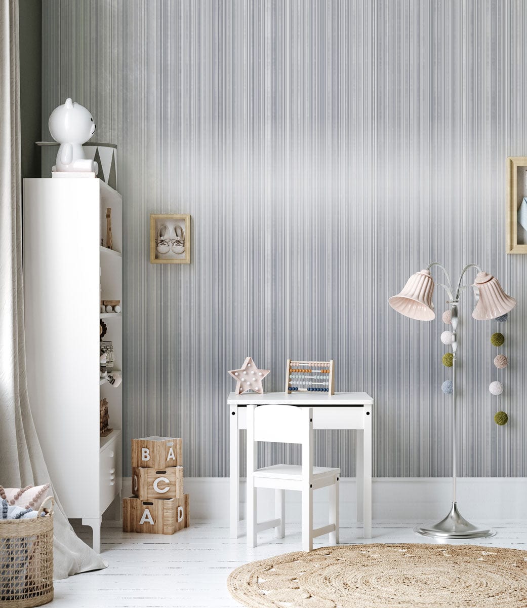 metal wires wallpaper mural playroom decoration