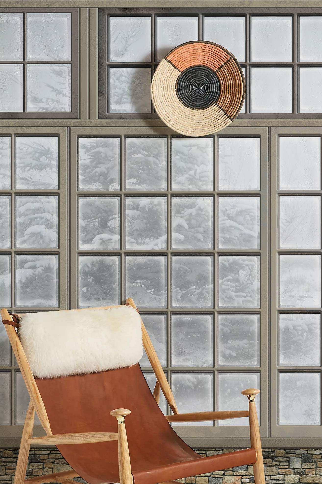 Snow Park Wallpaper Mural Custom Interior Design