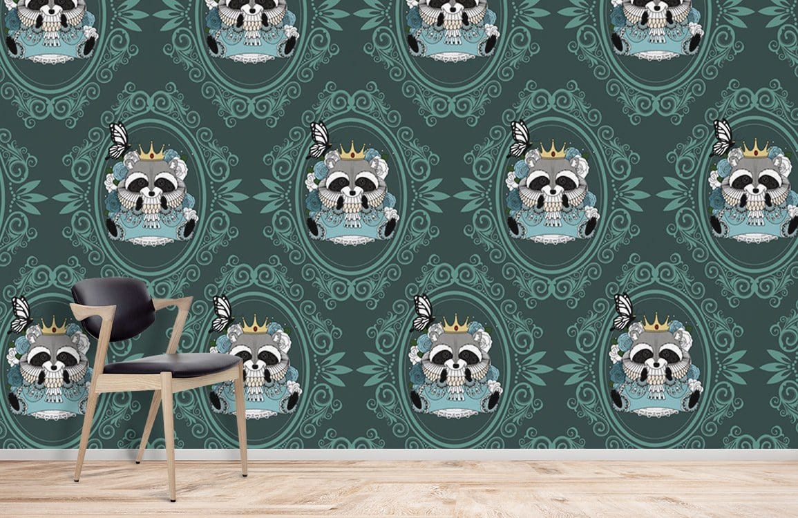 Splicing Raccoon Wall Art for Children's Room