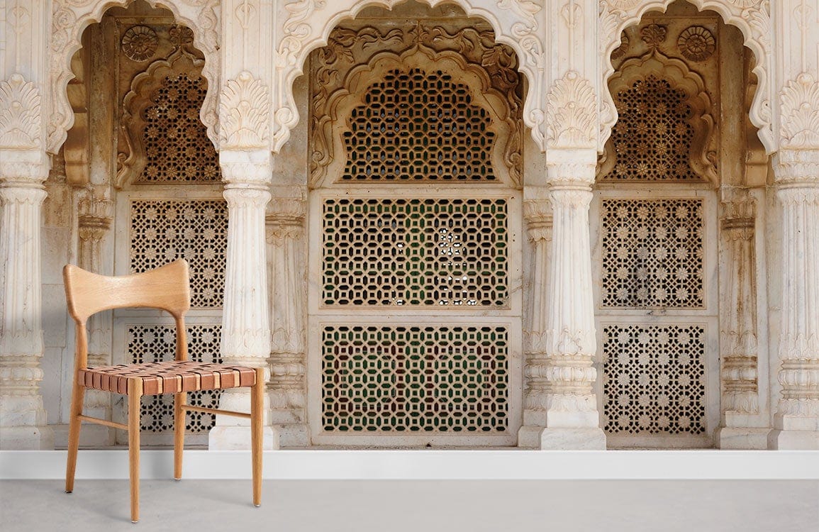 unique pattern wall mural design