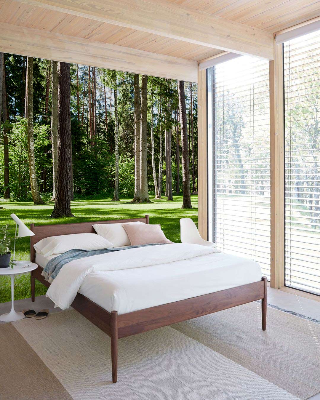 Sunshine Forest Mural Wallpaper Home Interior