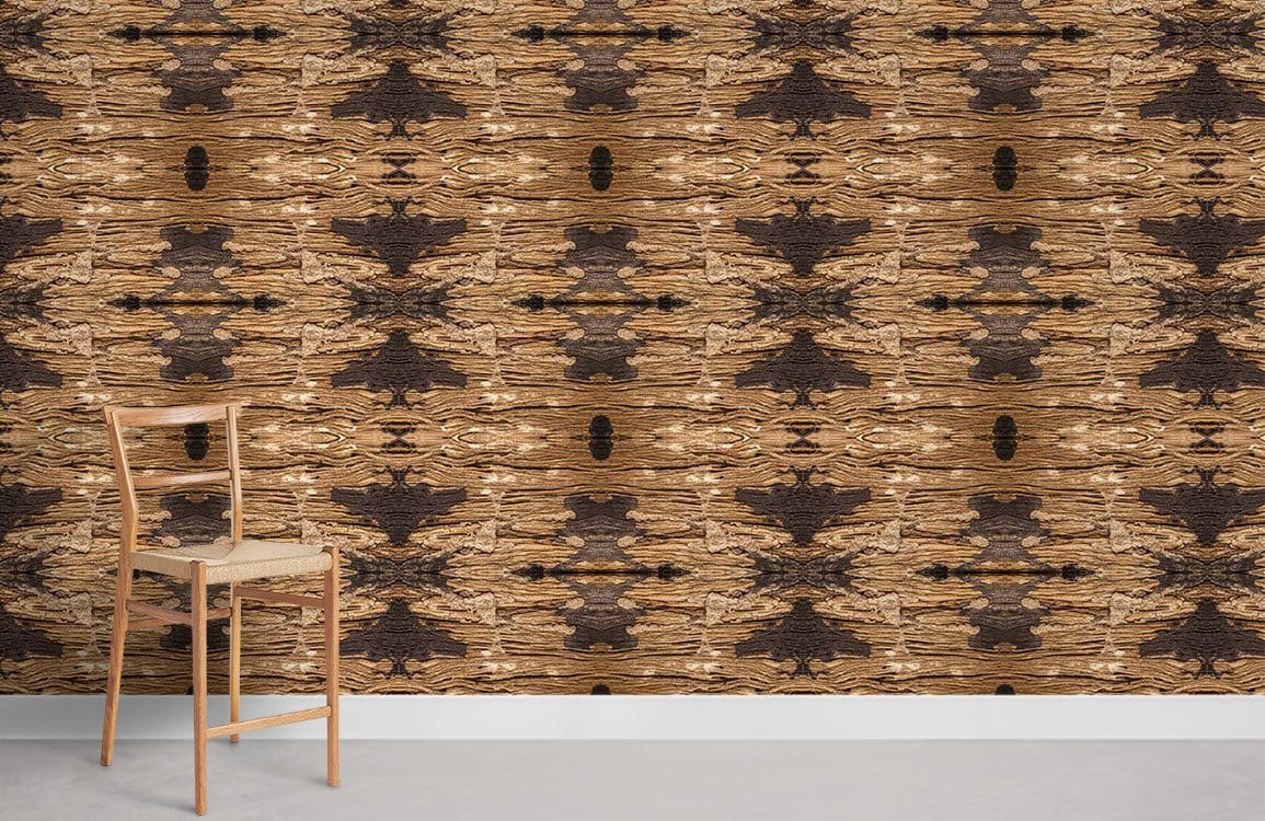 Abstract Gold Brush Stroke Wallpaper for Wall