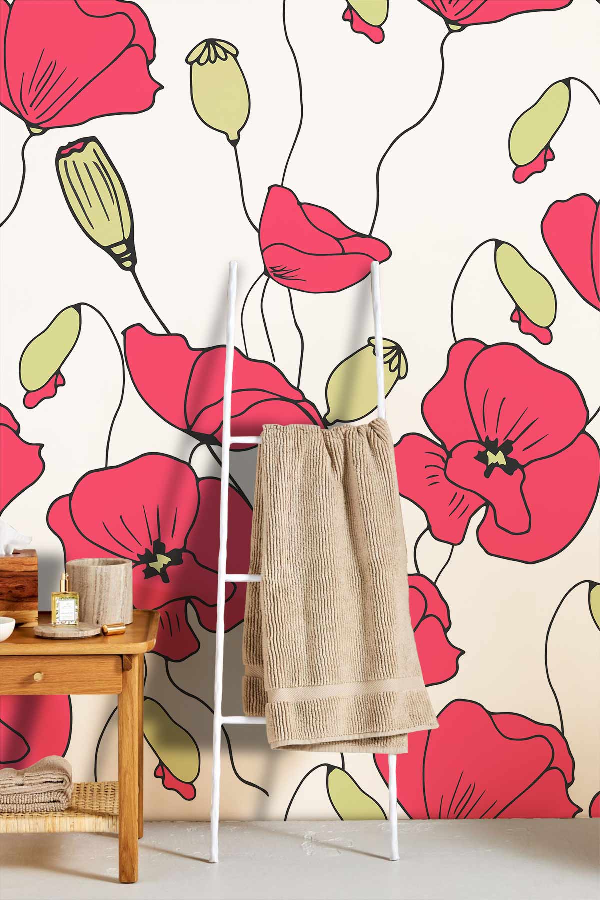 Trumpet Flower Pattern Custom Design Art