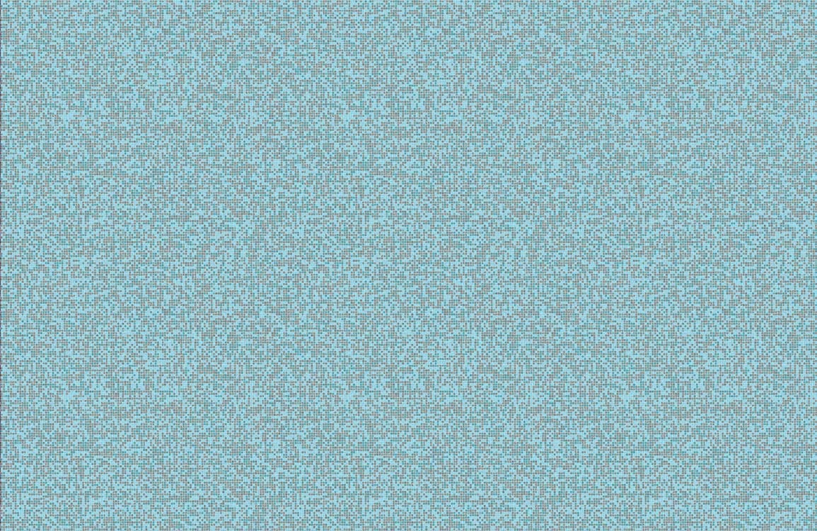Wallpaper with a Turquoise Mosaic Pattern