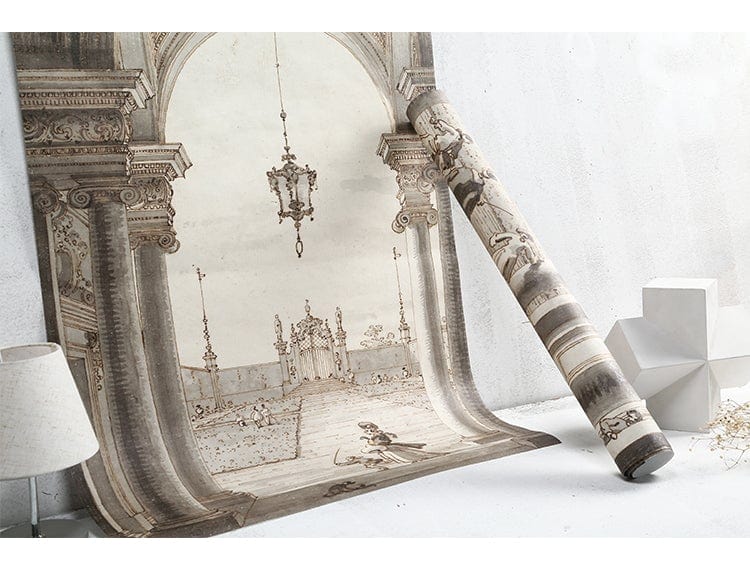 View of Garden wallpaper print