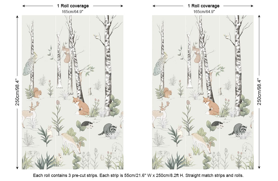 wall mural in roll