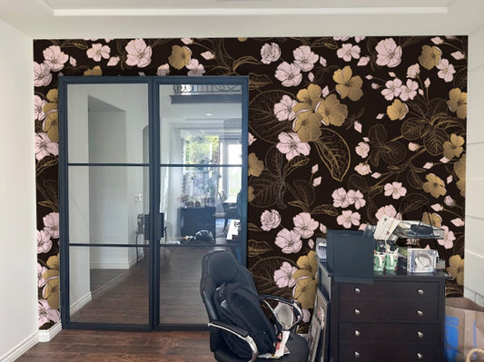 A Bespoke Wallpaper for Amy’s Dream Office