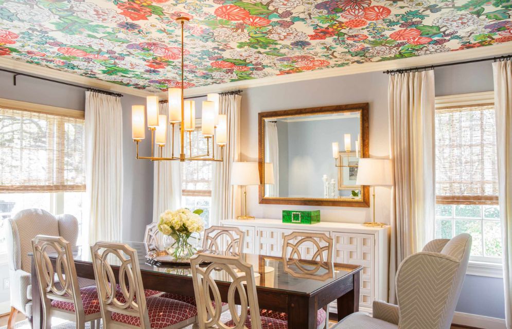 Unleashing Potential from Above: Ceiling Wallpaper Trends for Chic and Eye-Catching Interiors