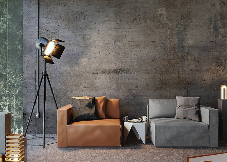 rustic concrete stone wall murals