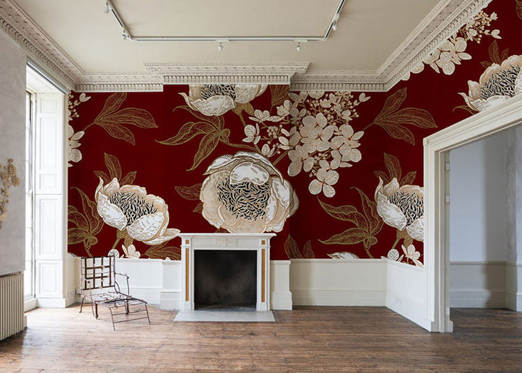 Red Wallpaper & Murals for Home & Office Wall