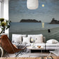 Moonlit Shoreline Mural Wallpaper