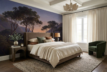 Ebony Magical Dark Forest Wallpaper Mural interior scene