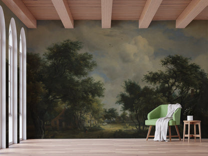 Papier Peint Panoramique Art Graphique Chevauché