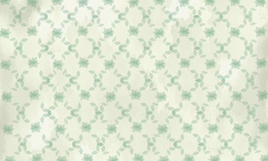 Home decoration wallpaper mural featuring a Leaf Fence design.