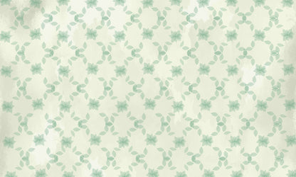 Home decoration wallpaper mural featuring a Leaf Fence design.