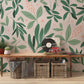 spring leaves wallpaper mural for room decor