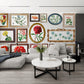 Home Decoration Featuring a Floral and Botanical Wallpaper Mural