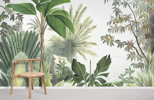 Tropical Botanical Garden Wall Mural