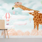 Murales de papier peint Girafe & Ballon