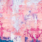 Abstract Pink Blue Brushstroke Mural Wallpaper