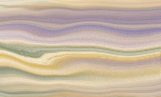 Abstract Wavy Lines Neutral Mural Wallpaper