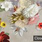 Floral World Map Wall Mural Wallpaper