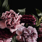 Elegant Dark Floral Mural Wallpaper