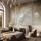 Luxurious Floral Harmony Mural Wallpaper