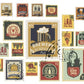 Vintage Brewery Stamp Collection Mural Wallpaper