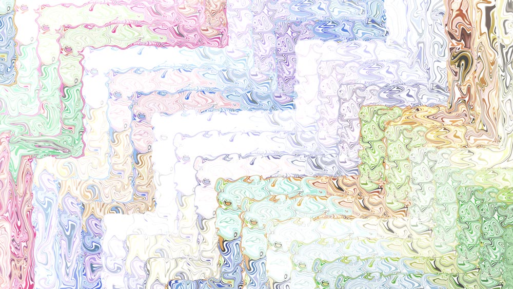 Muro a Muro Acquerello Astratto Colorato con Onde