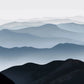 Misty Mountain Range Scenic Wallpaper Mural