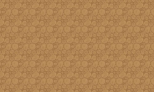 Patterned Wall Paper with a Wooden Effect