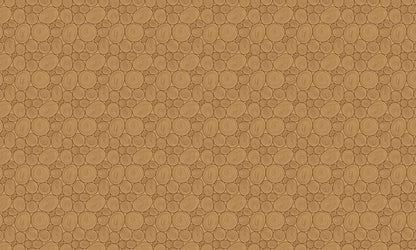 Patterned Wall Paper with a Wooden Effect