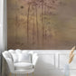 Golden Bamboo Forest Mural Wallpaper