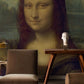 Wallpaper mural of the Mona Lisa for use as a Decoration in the Living Room