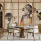 Geisha Behind Screens Mural Wallpaper in dining room