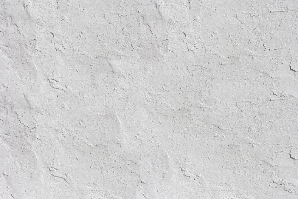 Modern Textured White Concrete Mural Wallpaper