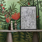 Tropical Botanical Garden Wallpaper Mural