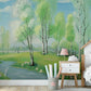 Serene Birch Tree Forest Mural Wallpaper