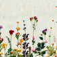 Colorful Botanical Garden Floral Mural Wallpaper